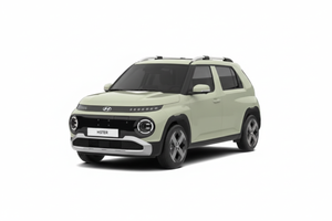 Hyundai Inster 2025 with tinted windows on white background