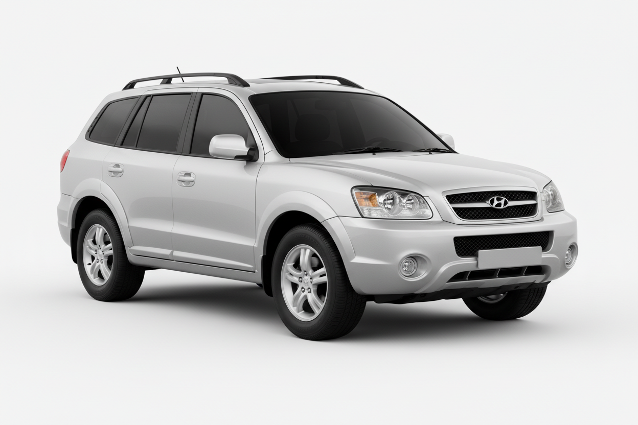 Hyundai Santa Fe 2001-2006 with tinted front windscreen and front doors