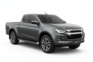 Isuzu D-Max Extended Cab 2021-2025 with tinted windows