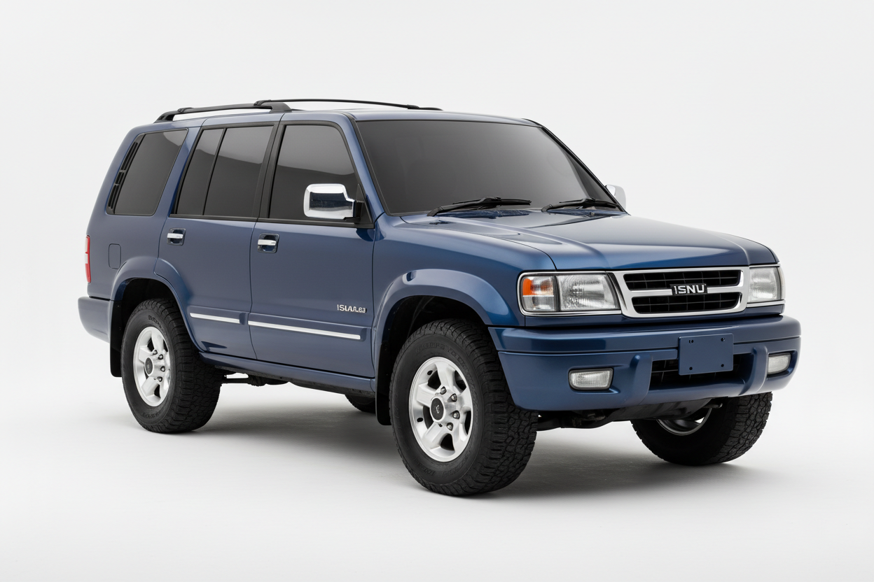 Isuzu Trooper 1996-2002 with tinted front windscreen and front two windows
