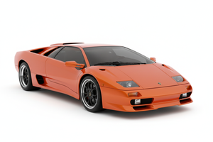 Lamborghini Diablo with tinted windows