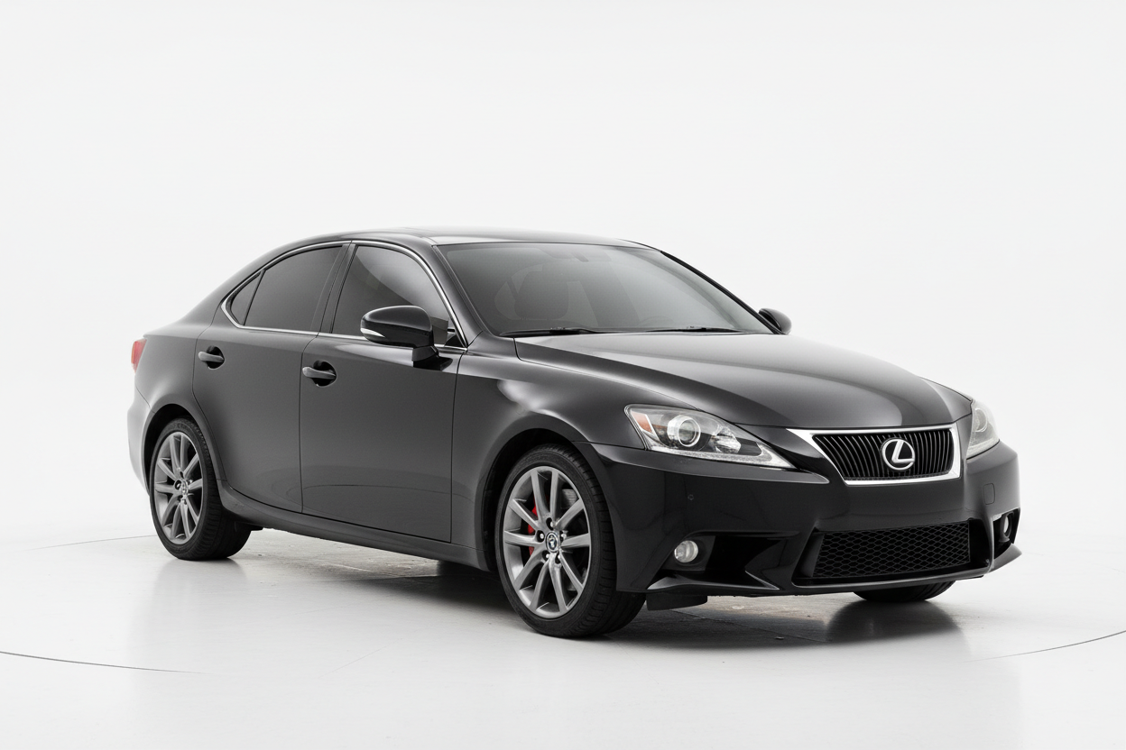 Lexus IS 250 2010-2015 with tinted windows