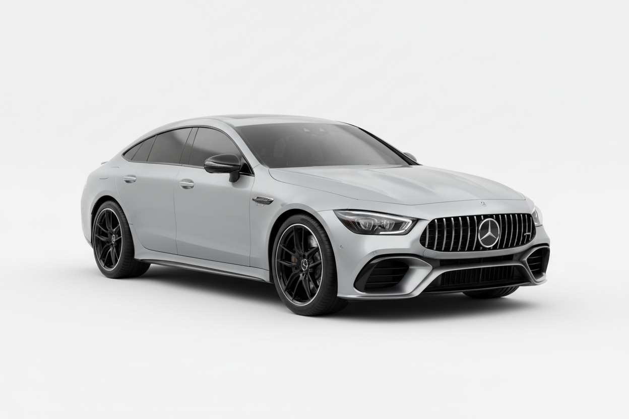 Mercedes-AMG GT 4-Door Coupe with tinted windows