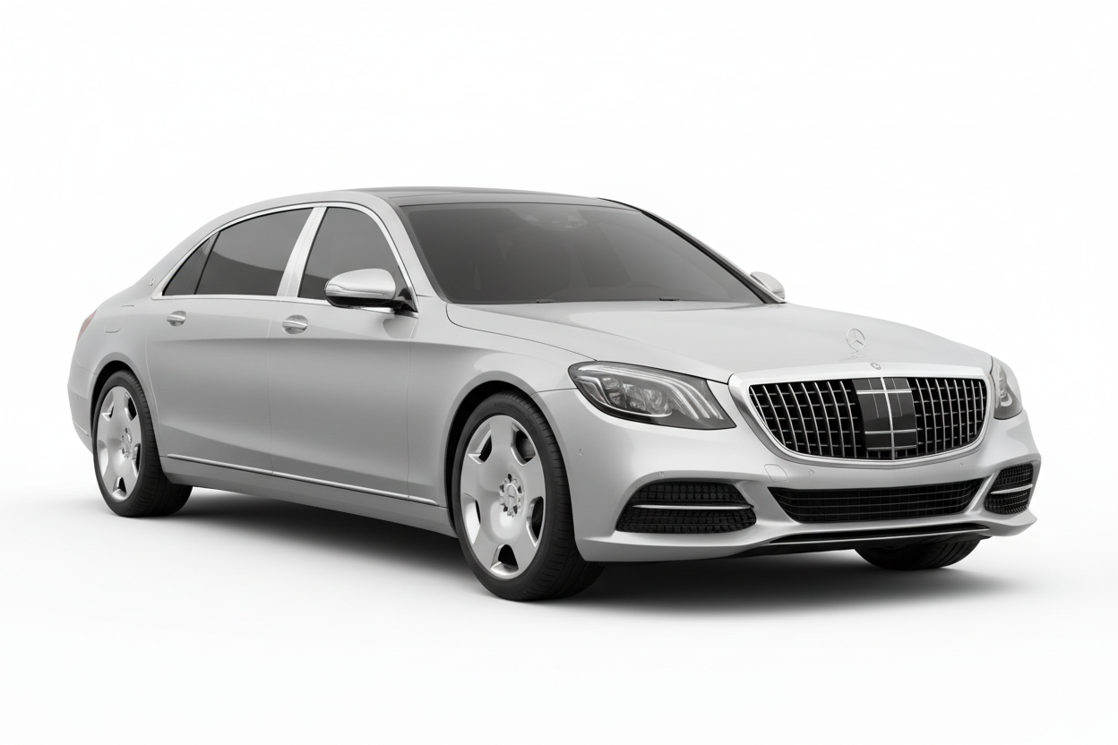 Mercedes-Maybach S 580 with tinted windows