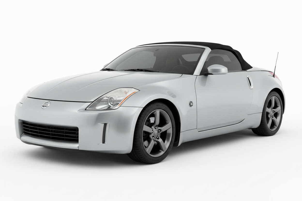 Nissan 350Z Roadster with tinted windows