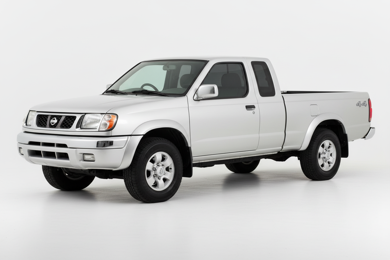 Nissan Navara Extended Cab 2000-2004 with tinted windows
