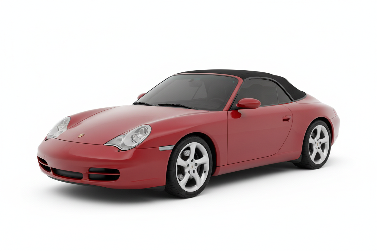 Porsche 911 (996) Cabriolet 1999-2004 with tinted windows
