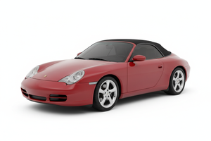 Porsche 911 (996) Cabriolet 1999-2004 with tinted windows