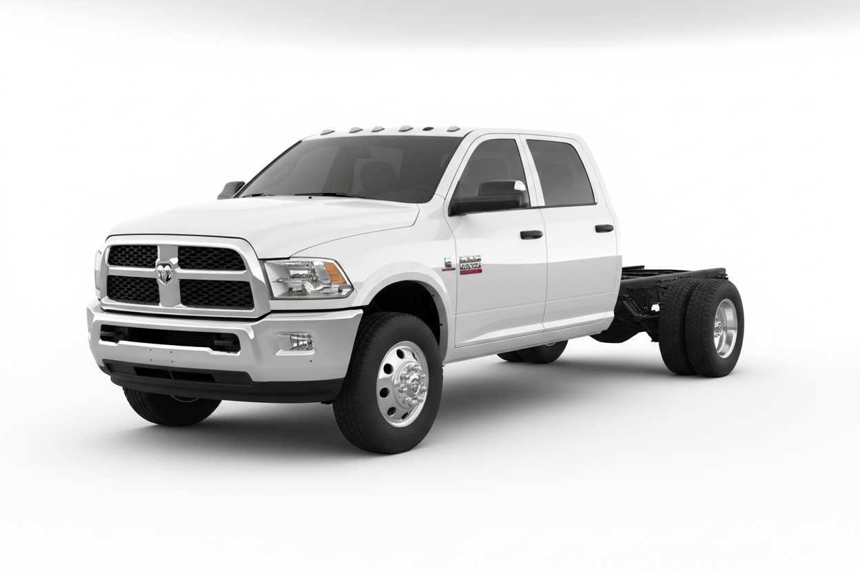 RAM 5500 Chassis Cab 2009-2024 with tinted windows