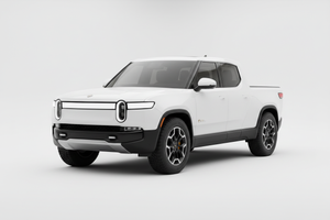 Rivian R1T with tinted windows