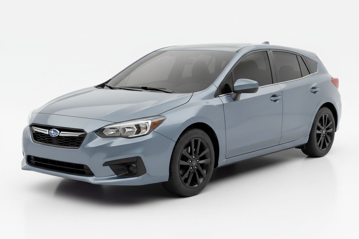 Subaru Impreza Hatchback 2017-2023 with tinted windows