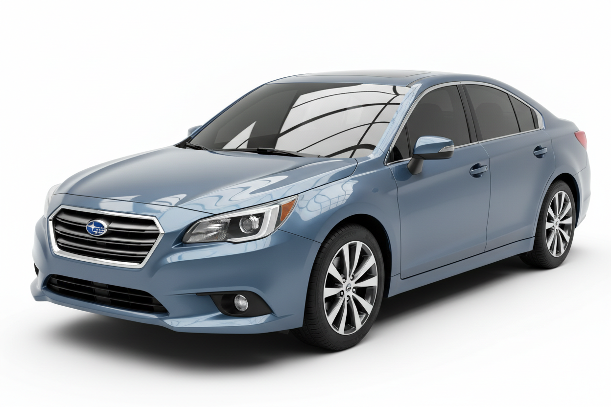 Subaru Legacy 2015-2019 with tinted windows