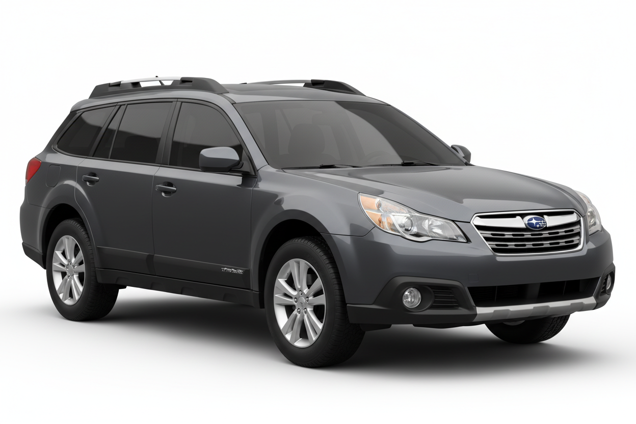 Subaru Outback 2010-2014 with tinted windows