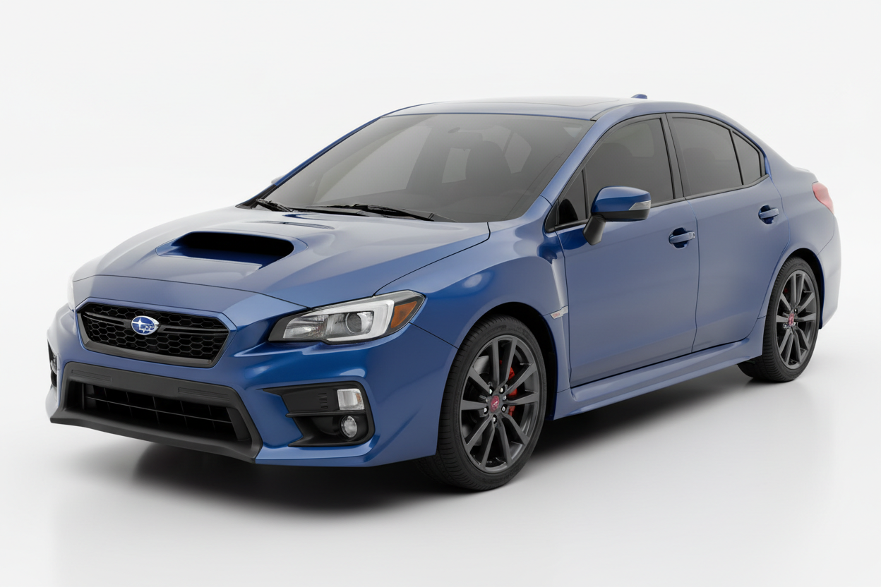 Subaru WRX 2020-2021 with tinted windows