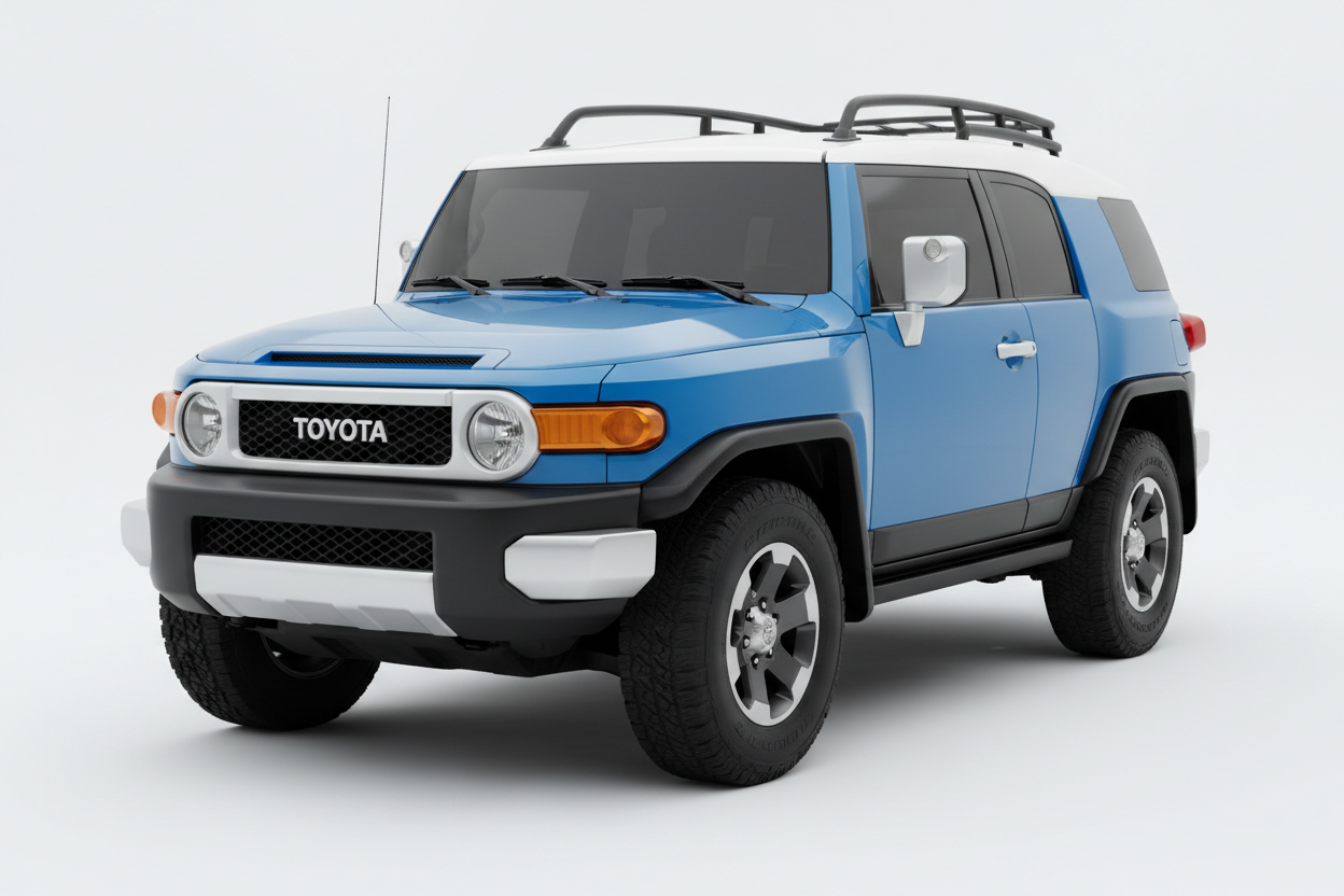 Toyota FJ Cruiser with tinted windscreen