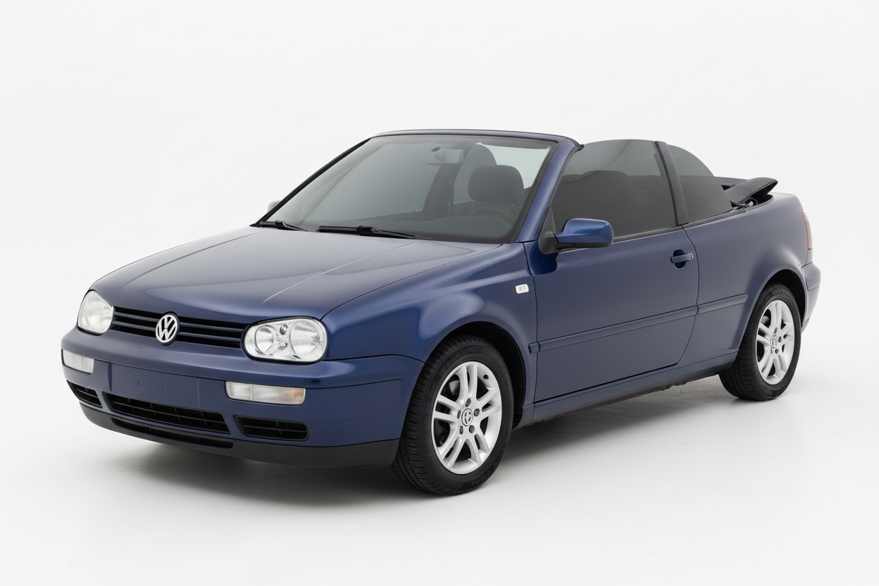 Volkswagen Golf Cabrio 1996-2002 with tinted windows